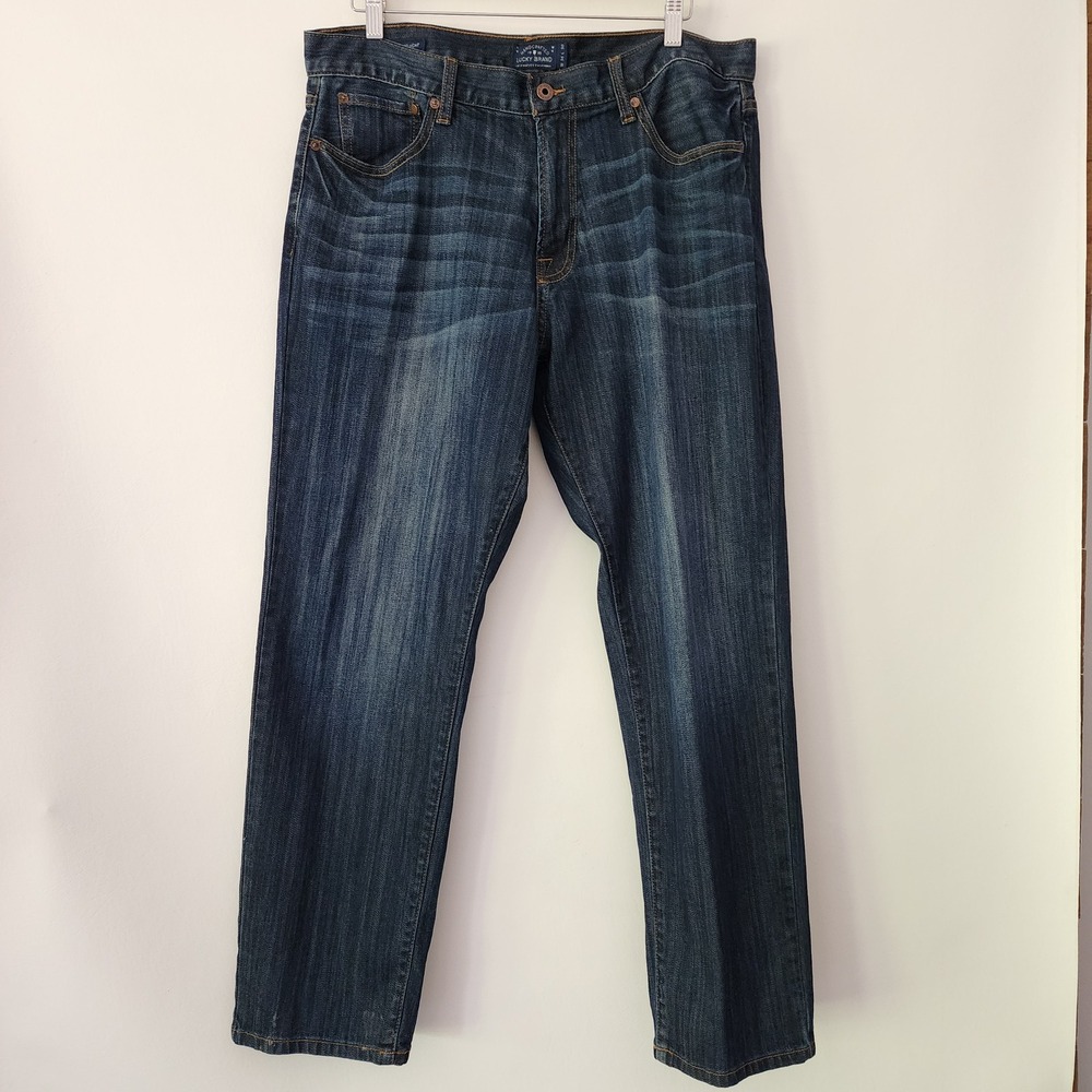 Lucky Brand‎ 221 Origial Straight leg jeans mens size 36x30